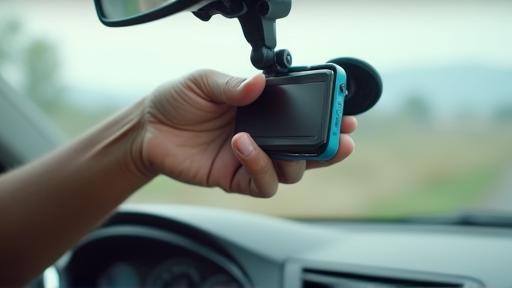 Video thumbnail showing a Mautbox device being installed on a windscreen.